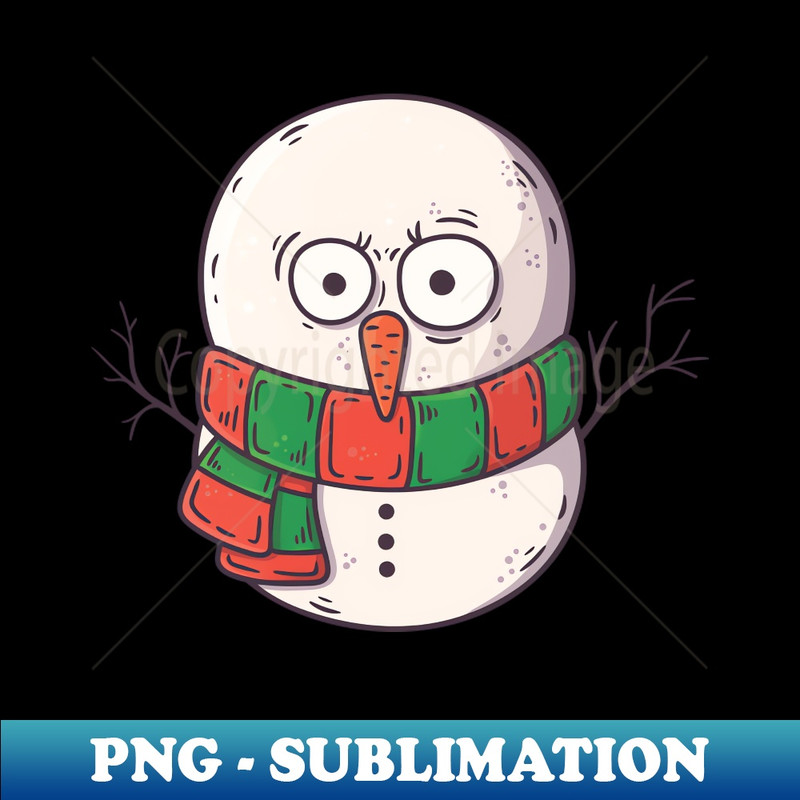 snowman - Decorative Sublimation PNG File