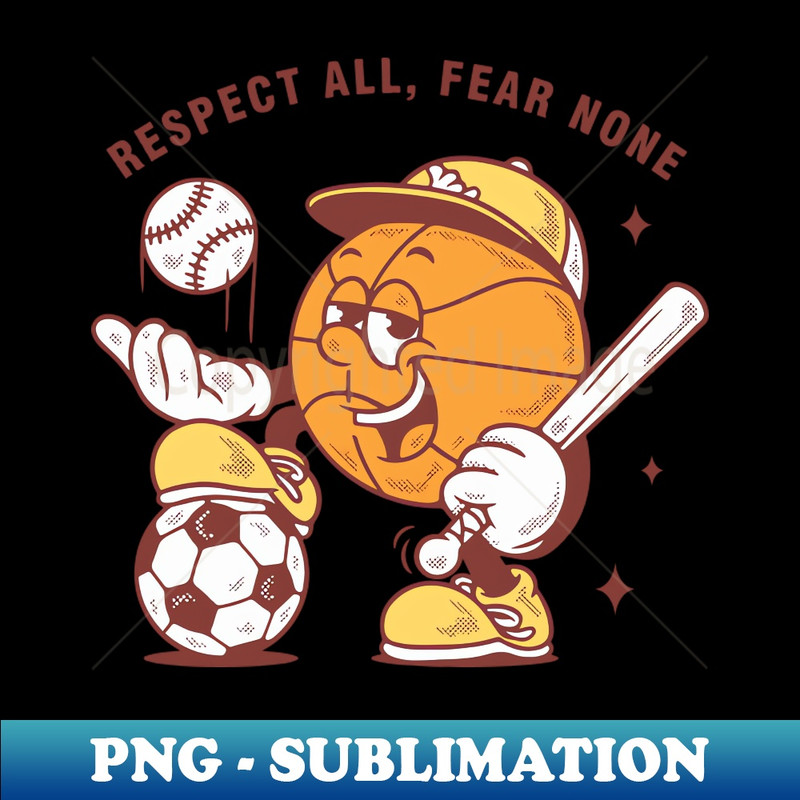 Baseball Respect - Retro PNG Sublimation Digital Download