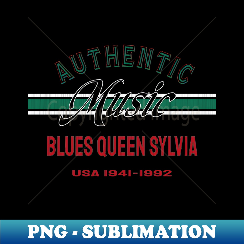 Blues Queen Sylvia USA 1941 1992 Music D106 - Creative Sublimation PNG Download