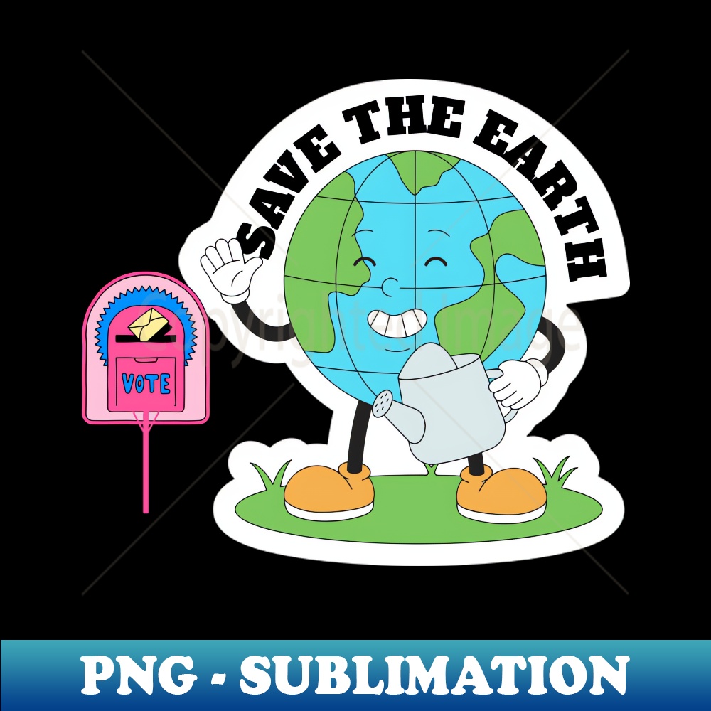 Save The Earth u0026 Vote! - Exclusive Sublimation Digital File