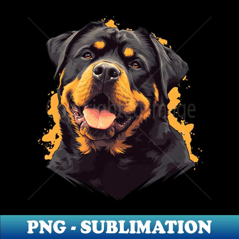 rottweiler - Aesthetic Sublimation Digital File