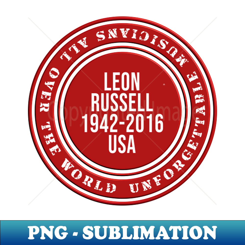 Leon Russell USA 1942 2016 Music D50 - Instant Sublimation Digital Download