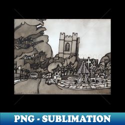 saint lukes church charlton south east london - sublimation-ready png file