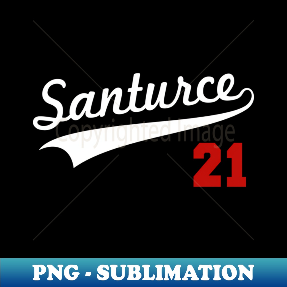 Santurce 21 Puerto Rico Baseball Boricua - Elegant Sublimation PNG Download