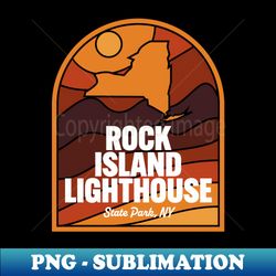 rock island lighthouse state park new york - vintage sublimation png download