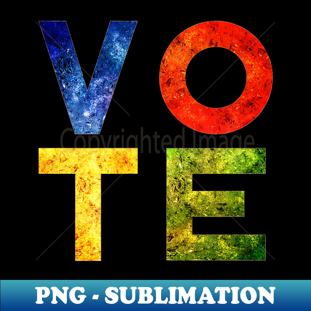VOTE design to inspire civic participation! - Stylish Sublimation Digital Download