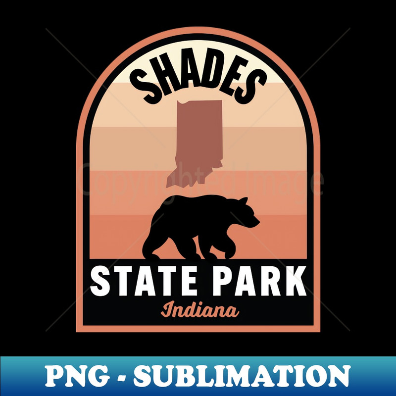 Shades State Park IN Bear - Special Edition Sublimation PNG File