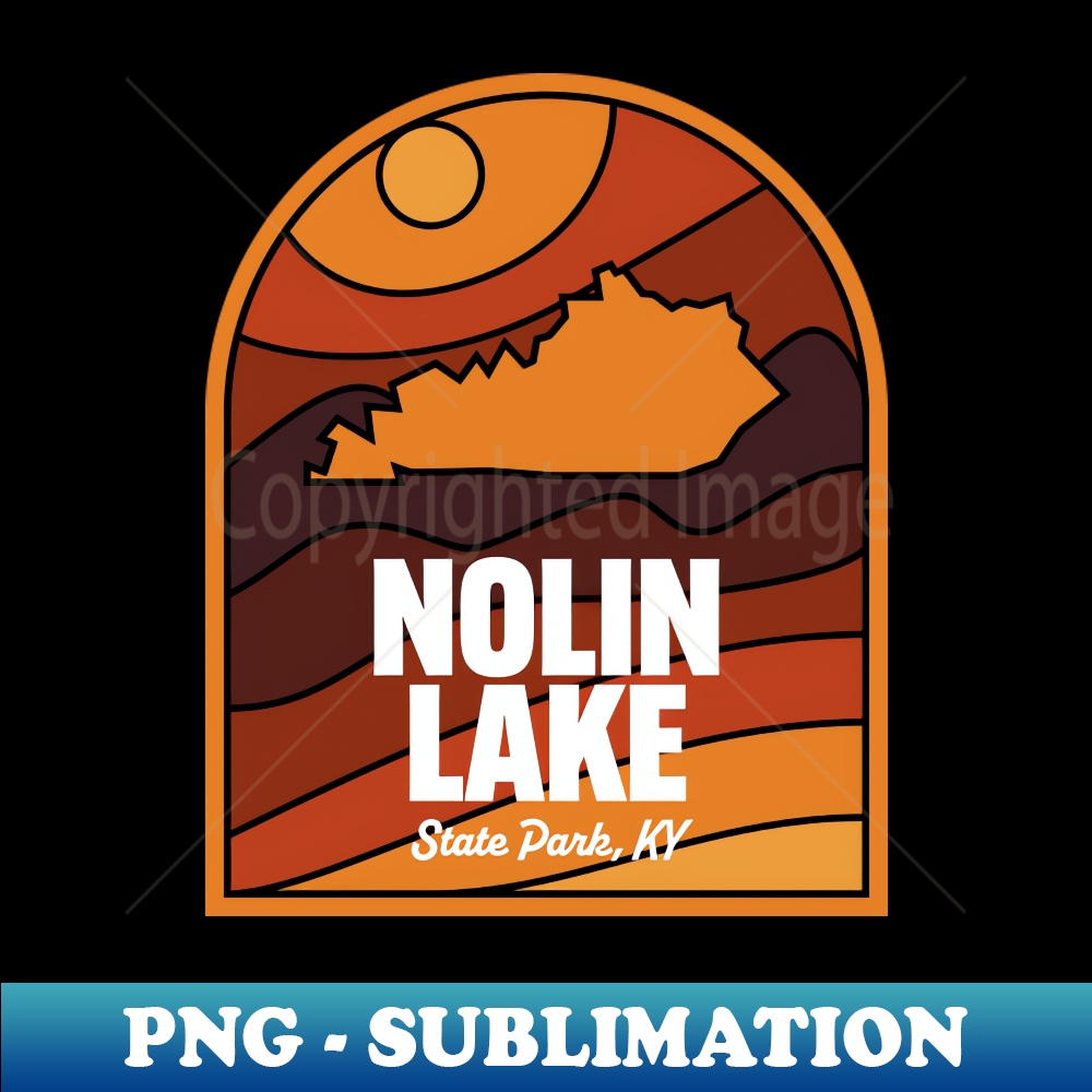 Nolin Lake State Park Kentucky - Artistic Sublimation Digital File