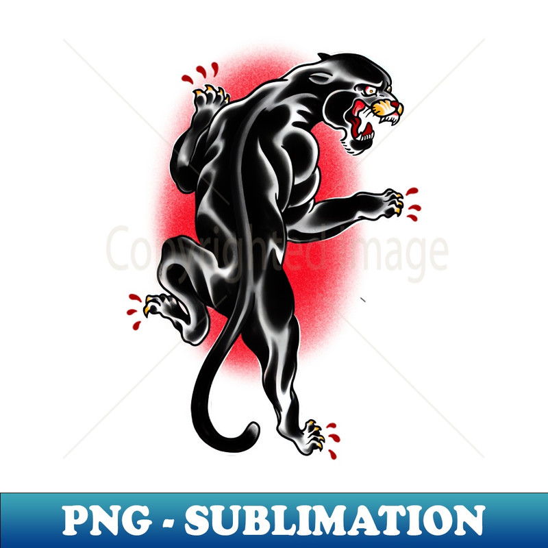 Panther dark - Signature Sublimation PNG File