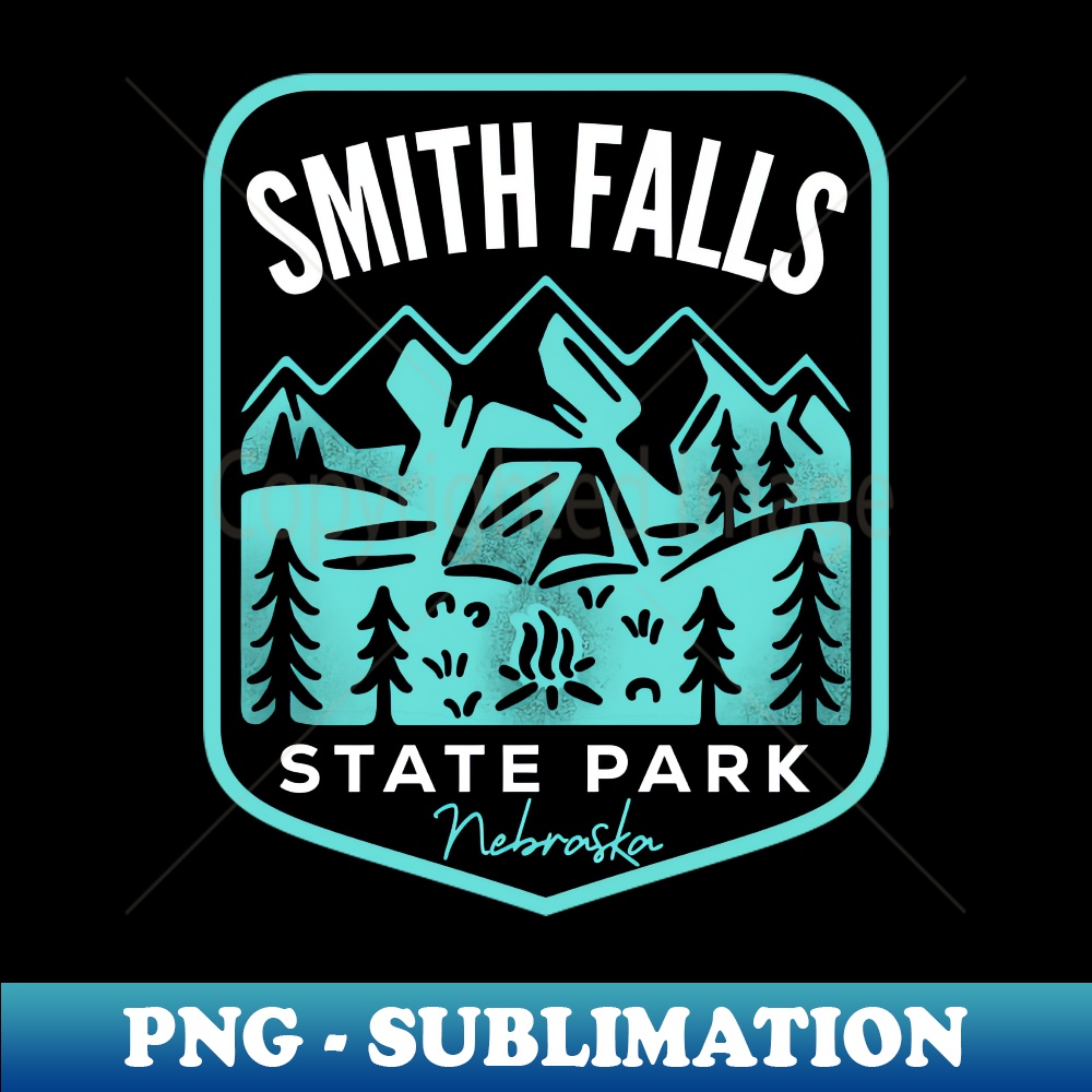 Smith Falls State Park Nebraska - Professional Sublimation Digital Download