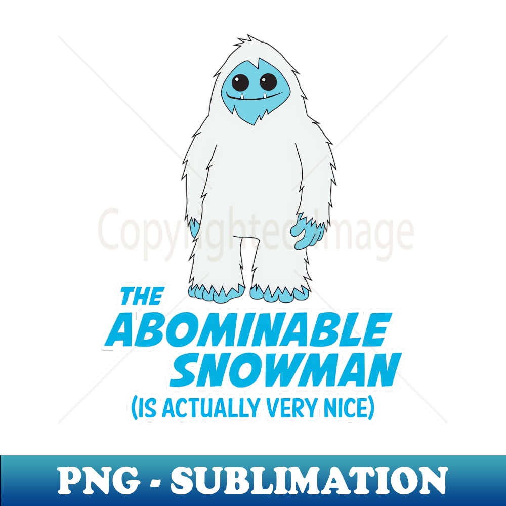 Abominable Snowman - Premium PNG Sublimation File