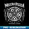 Necro Pizza - Black Metal Pentagram - Infernal Oven - Decorative Sublimation PNG File
