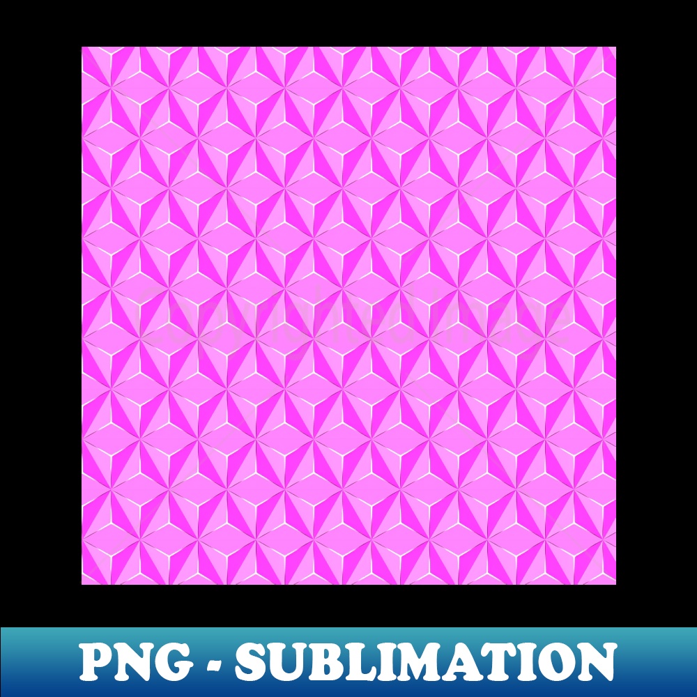 Geometric PINK and White shapes Pattern - Stylish Sublimation Digital Download