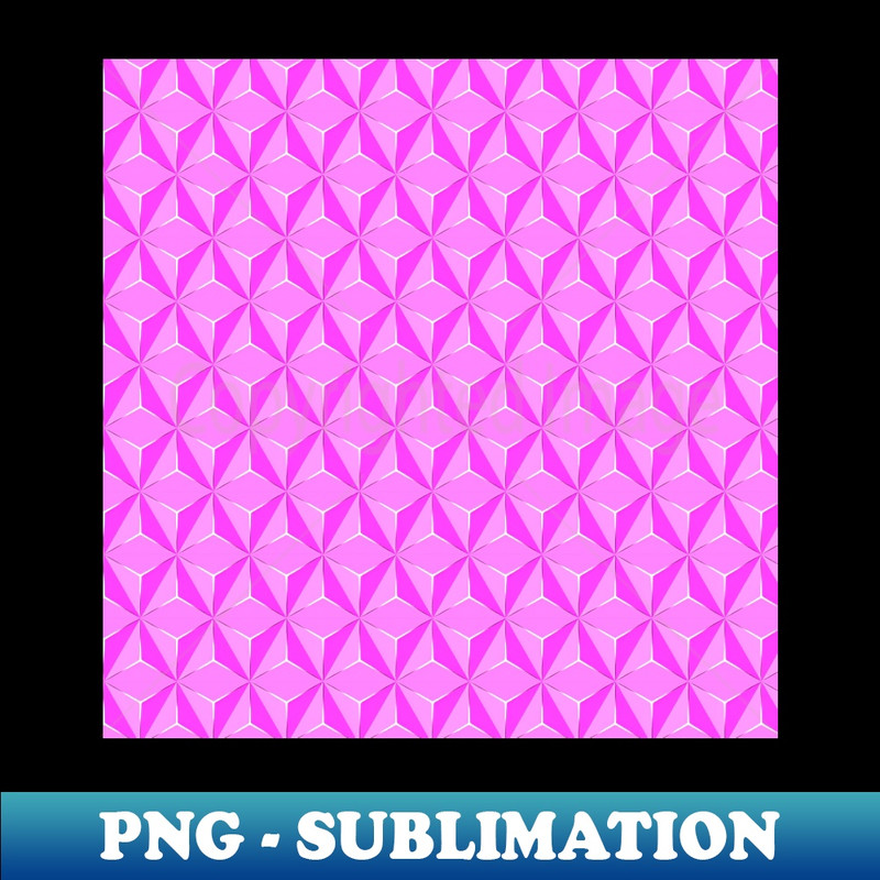 Geometric PINK and White shapes Pattern - Stylish Sublimation Digital Download