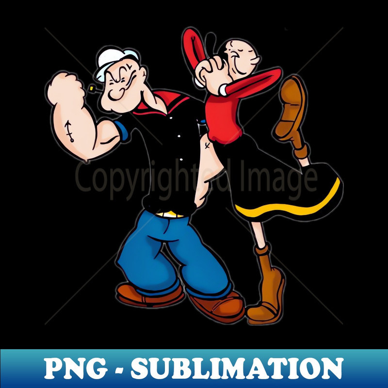 popeye design for happy - Creative Sublimation PNG Download