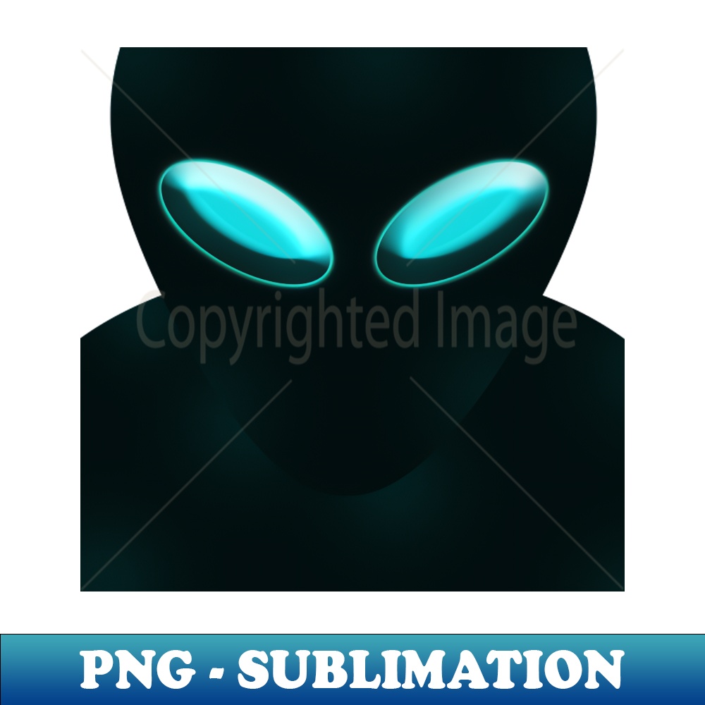 Alien glowing eyes - Instant PNG Sublimation Download