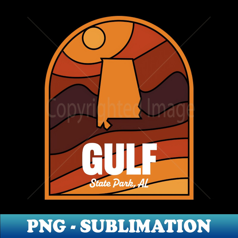 Gulf State Park Alabama - Modern Sublimation PNG File