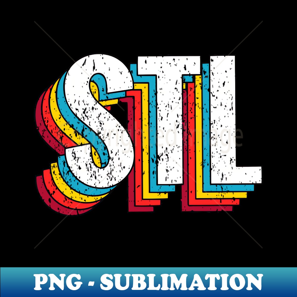 Retro St. Louis - PNG Transparent Sublimation Design