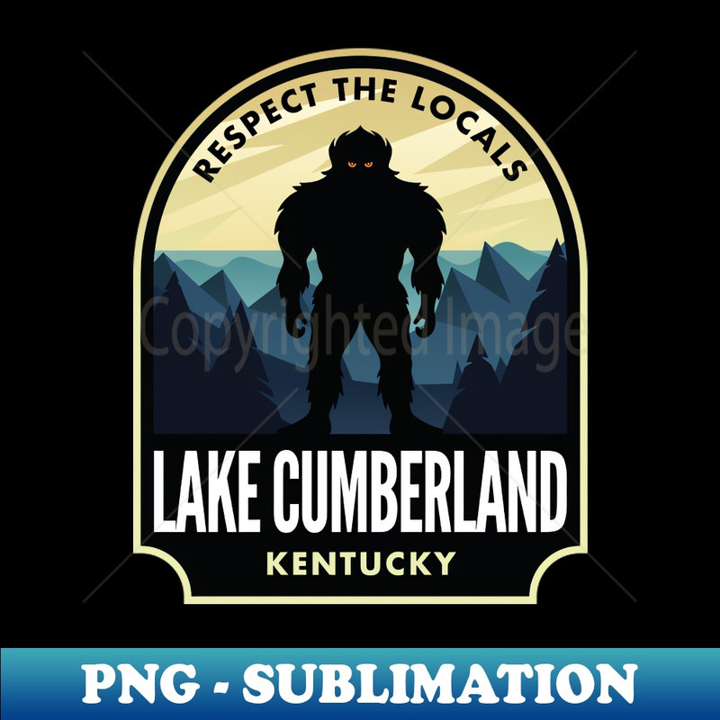 Lake Cumberland Kentucky Bigfoot Sasquatch - PNG Transparent Sublimation File