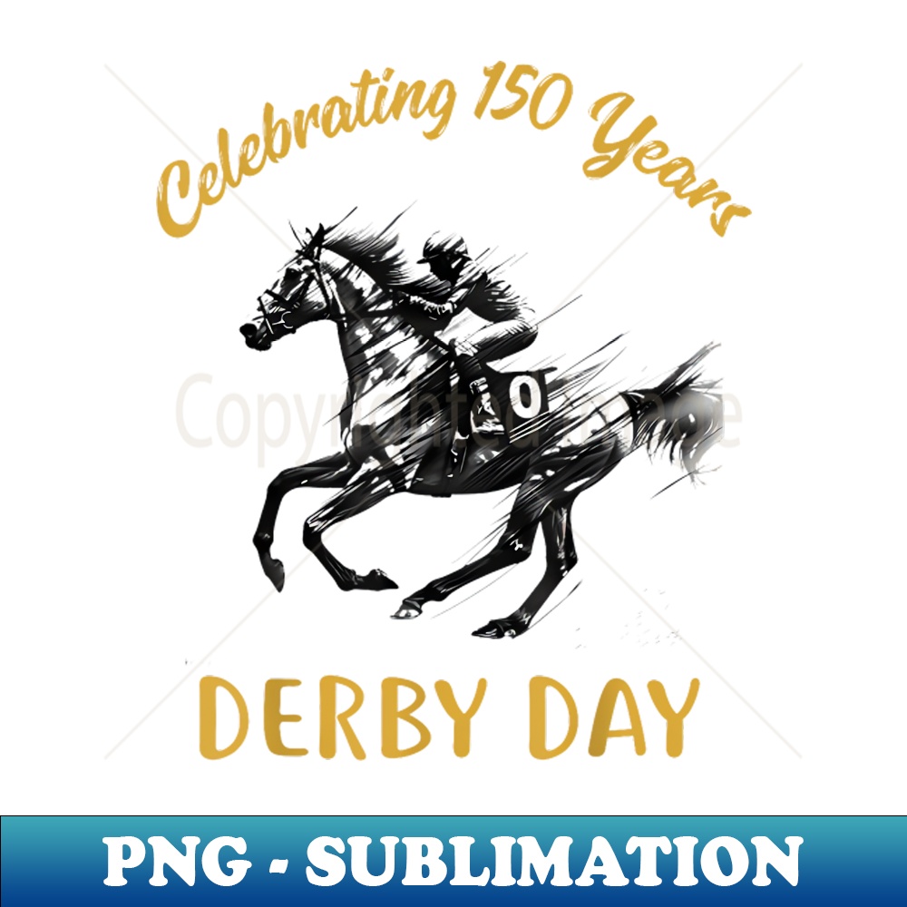 Celebrating 150 Years Ky Derby Day Men Women - Instant Sublimation Digital Download