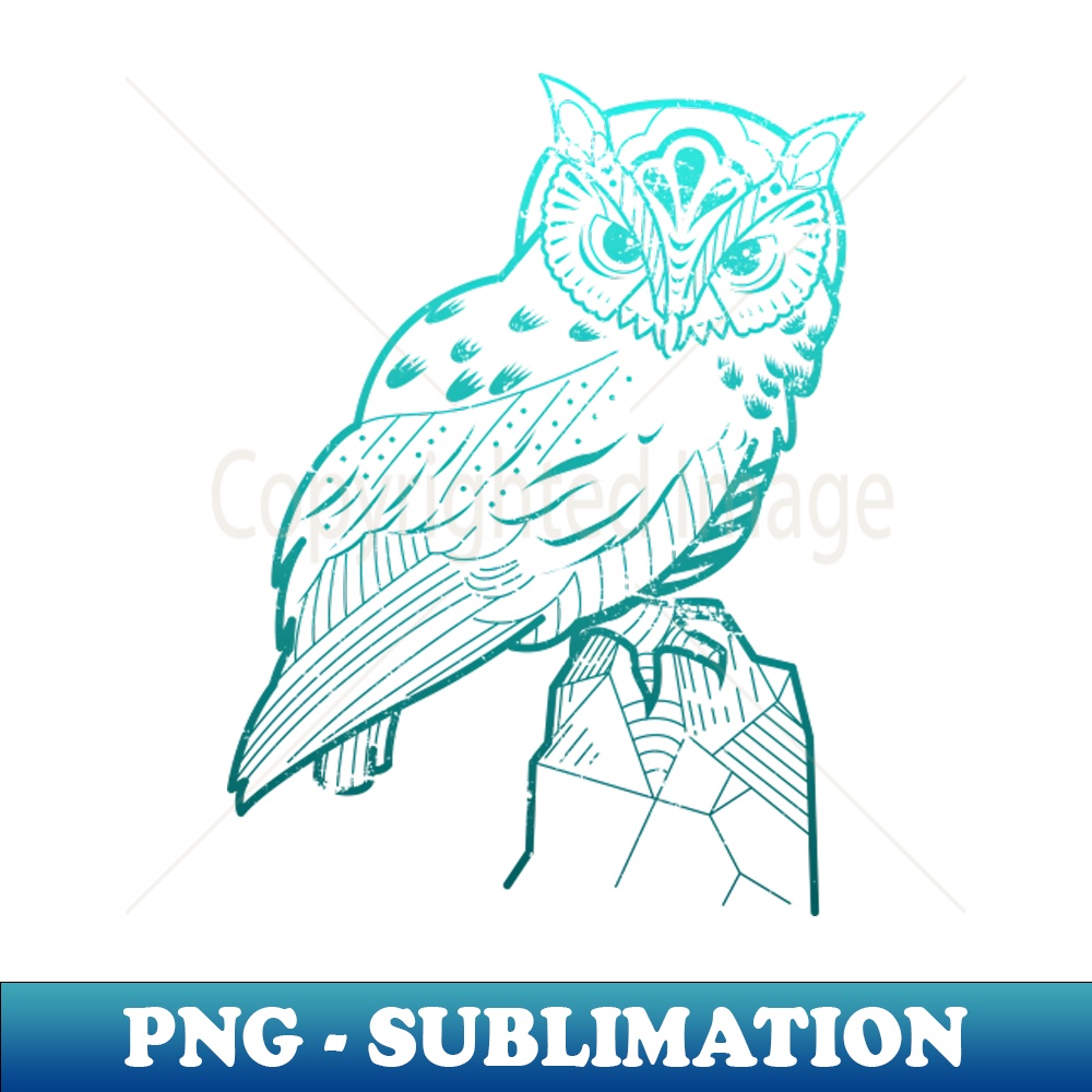 Bird Animal Lover Gift Forest Owl - Stylish Sublimation Digital Download