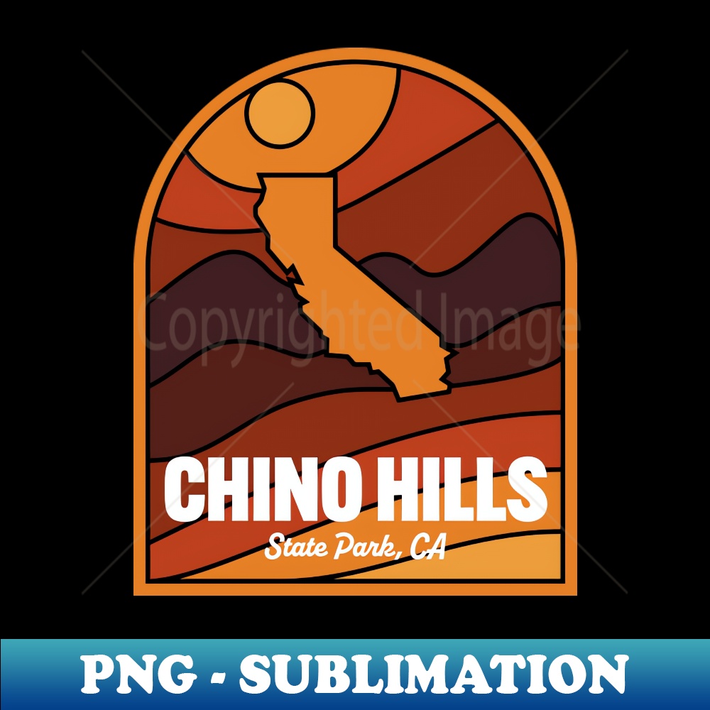 Chino Hills State Park California - Vintage Sublimation PNG Download