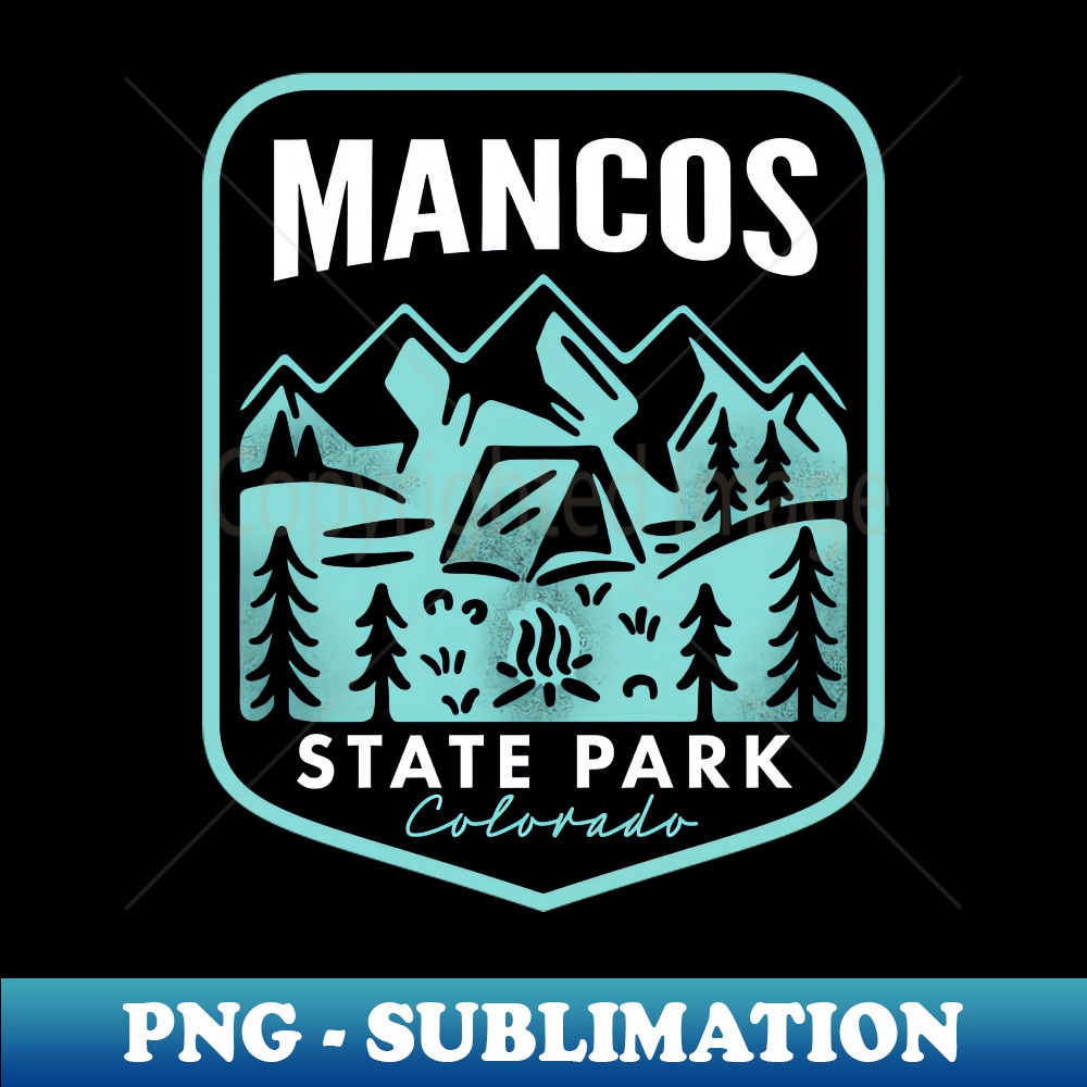 Mancos State Park Colorado - PNG Transparent Digital Download File for Sublimation