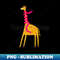Giraffe in a scarf - High-Quality PNG Sublimation Download
