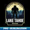 Lake Tahoe Nevada Bigfoot Sasquatch - PNG Transparent Sublimation Design