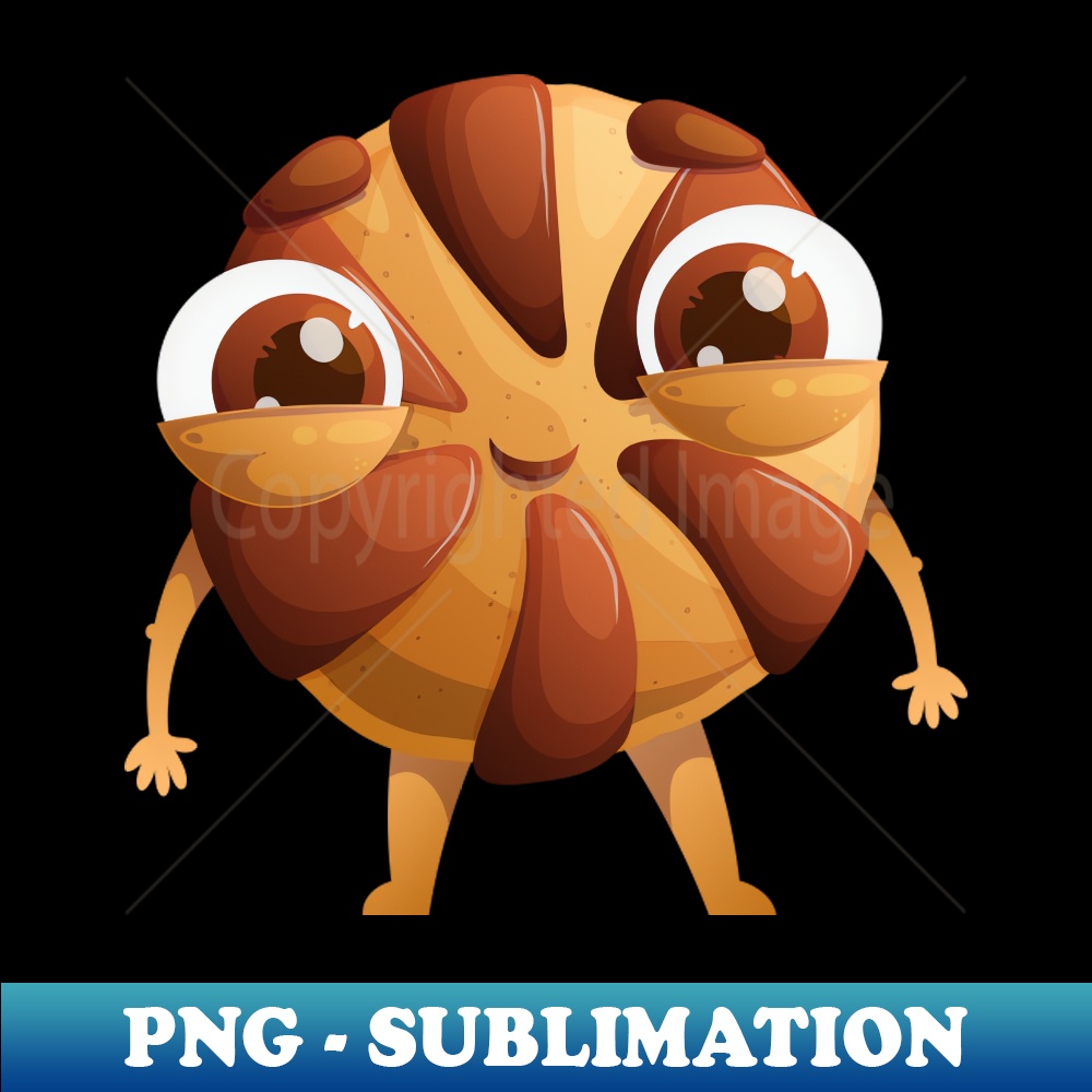 Happy character cute traditional chocolate chip cookies - Aesthetic Sublimation Digital File