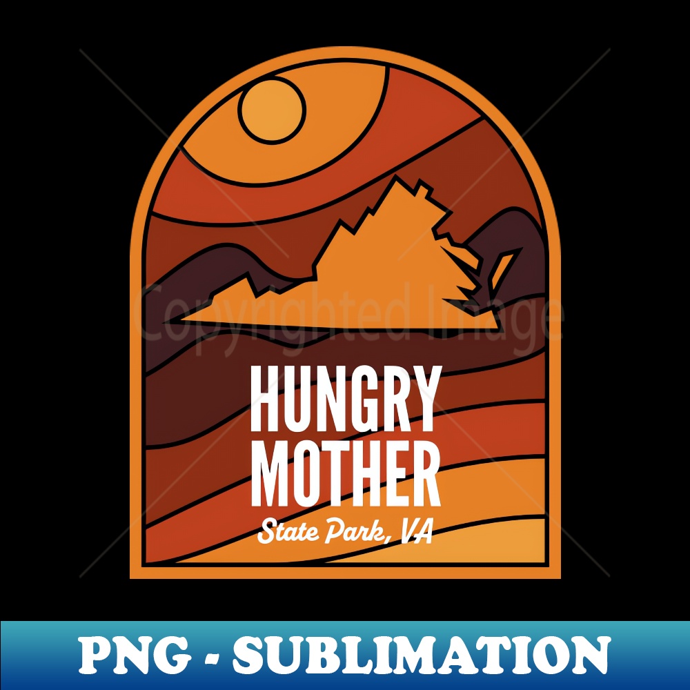 Hungry Mother State Park Virginia - High-Quality PNG Sublimation Download