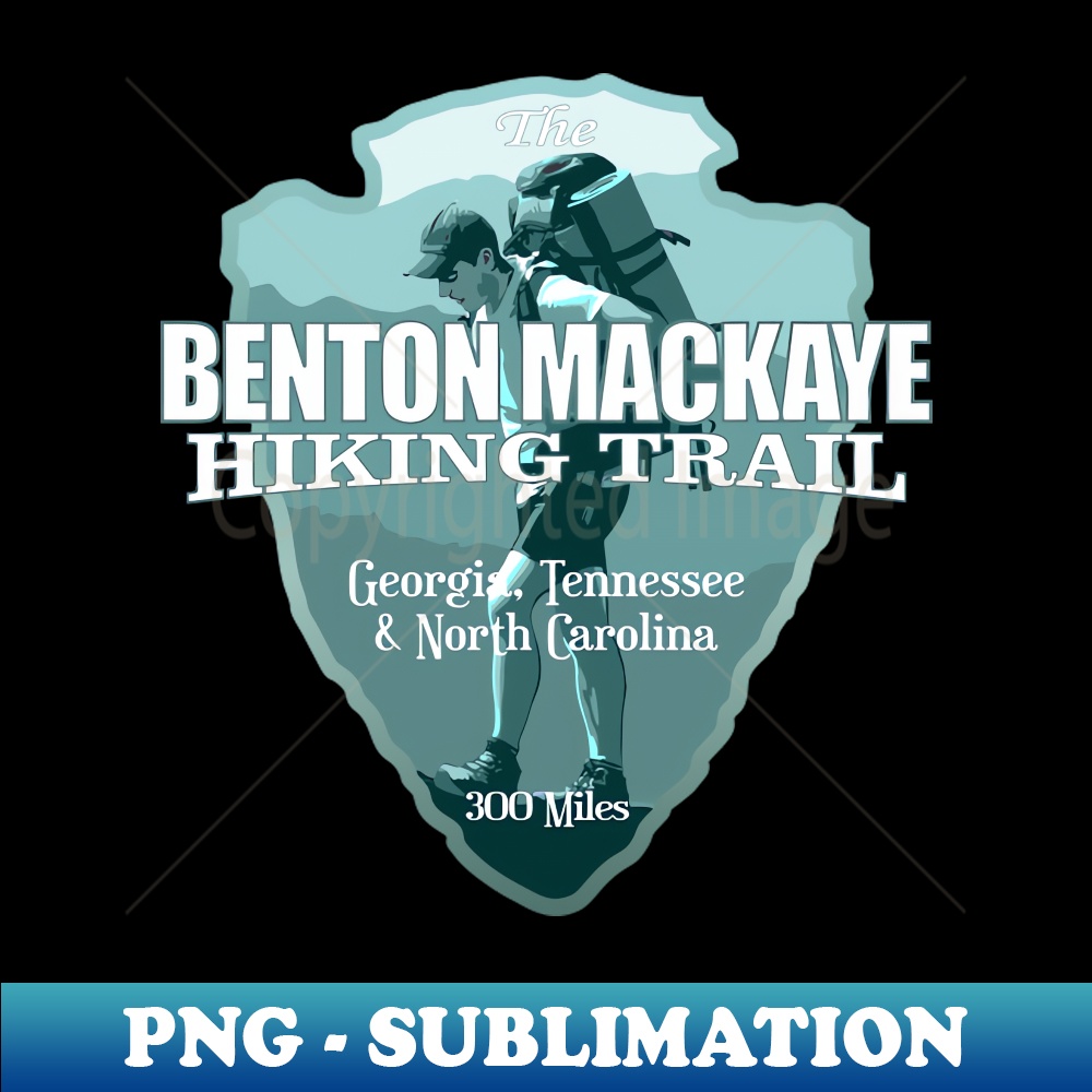 Benton MacKaye Trail (arrowhead T) - High-Resolution PNG Sublimation File