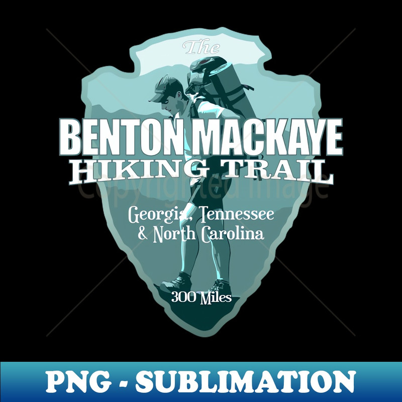Benton MacKaye Trail (arrowhead T) - High-Resolution PNG Sublimation File