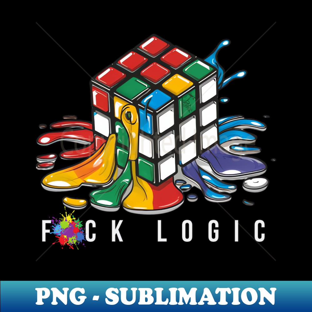 Fck Logic Rubik's cube - Exclusive Sublimation Digital File