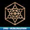 Gold Geometric Glyph Mandala Sigil Rune Sign Seal - - Modern Sublimation PNG File