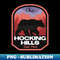 Hocking Hills State Park Bear - Exclusive PNG Sublimation Download
