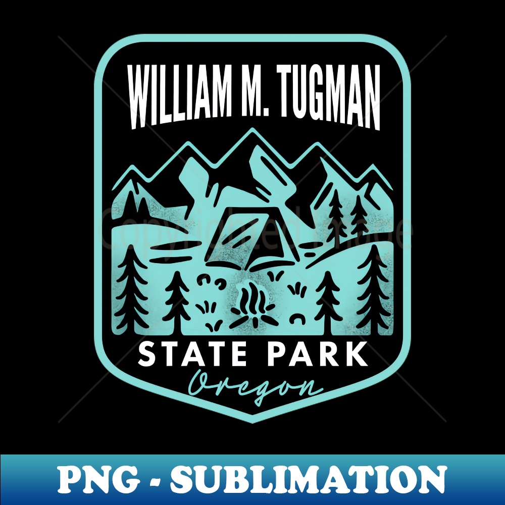 William M. Tugman State Park Oregon 1 - High-Quality PNG Sublimation Download