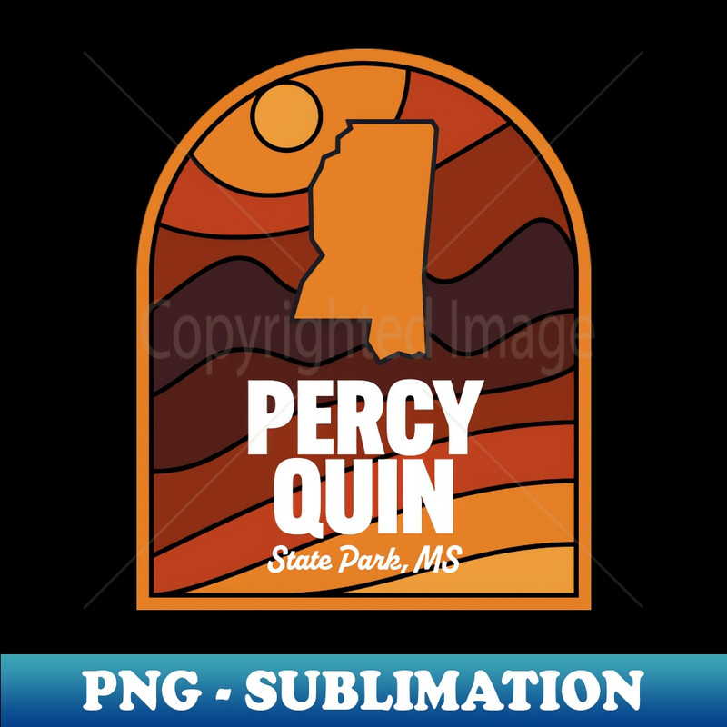 Percy Quin State Park Mississippi - High-Resolution PNG Sublimation File