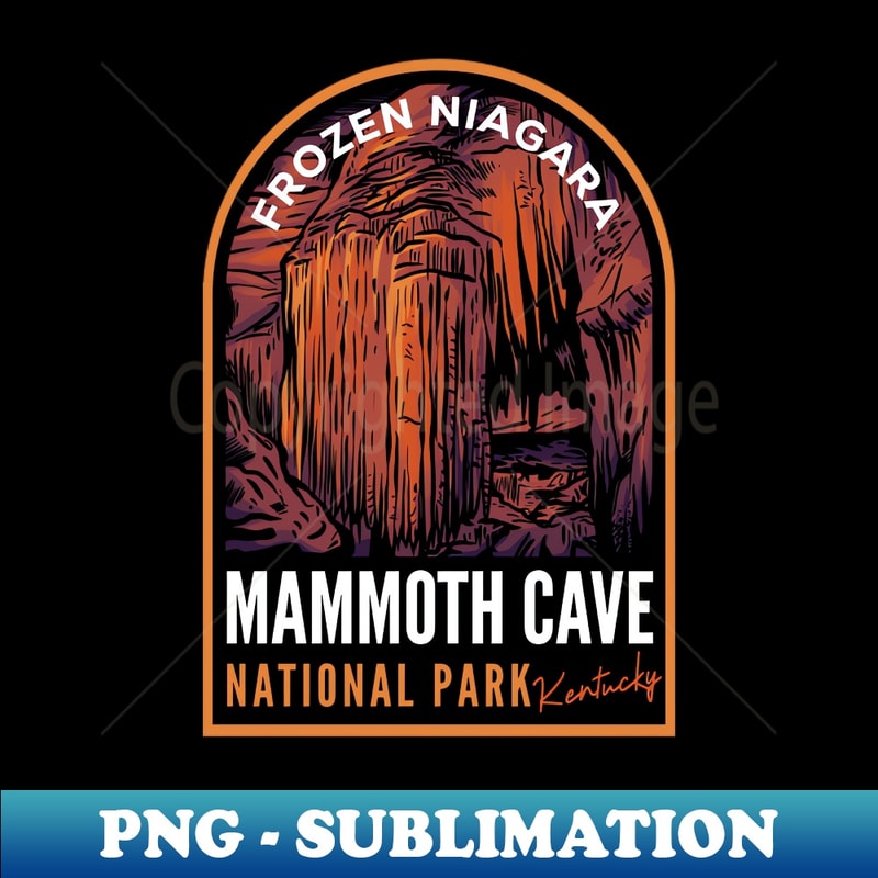 Mammoth Cave National Park Kentucky - Exclusive PNG Sublimation Download