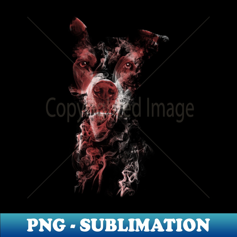 Staffie in the Smoke Bilcos Designs T-Shirt - Premium Sublimation Digital Download