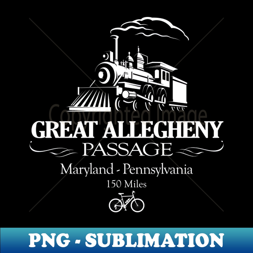 Great Allegheny Passage (RT) - PNG Transparent Sublimation File