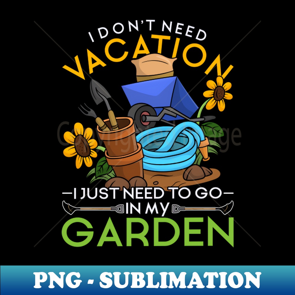 Horticulture Garden Funny Gardening Gardener - Creative Sublimation PNG Download