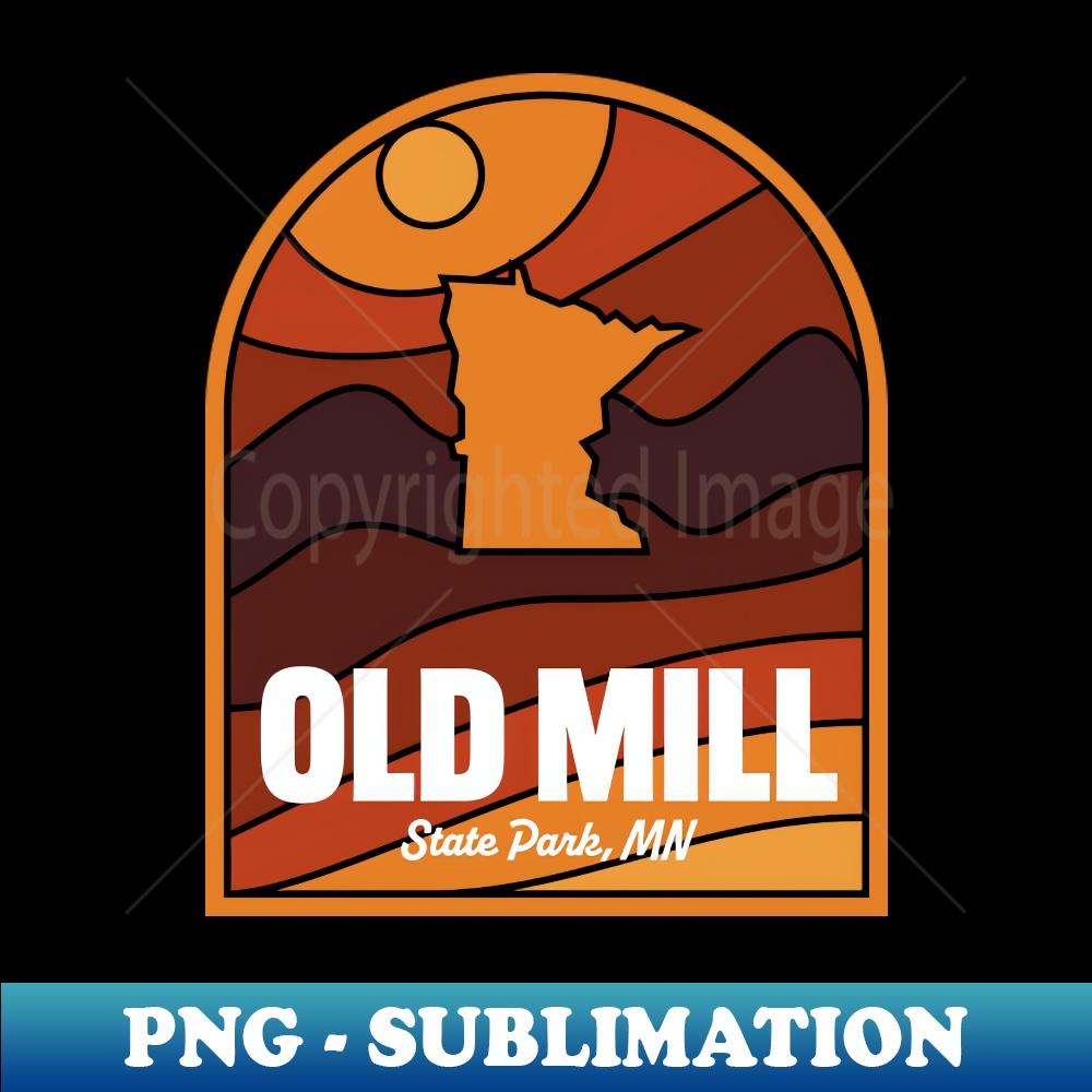 Old Mill State Park Minnesota - Premium PNG Sublimation File