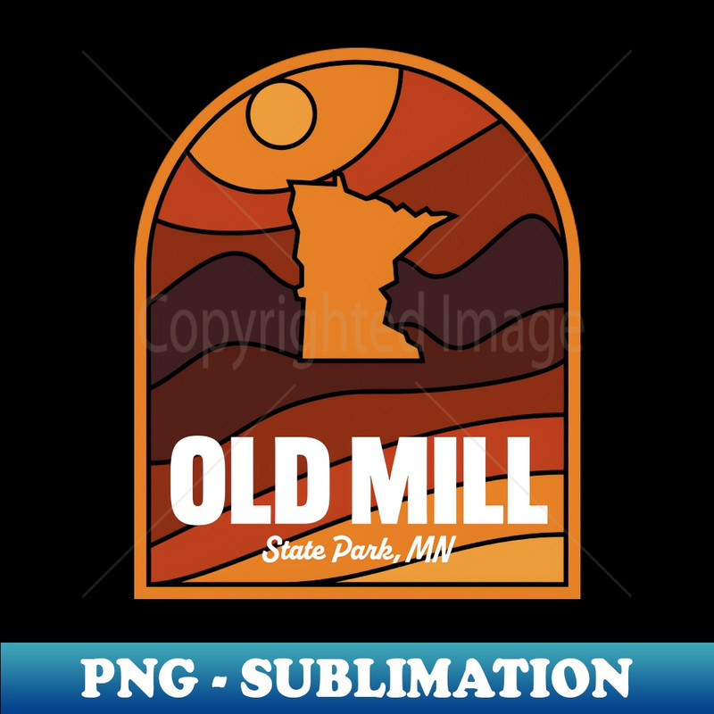 Old Mill State Park Minnesota - Premium PNG Sublimation File