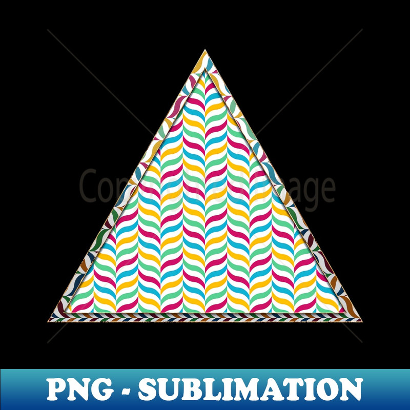 Geometric Alternating Curve Wave Chevron Pattern in Primary Colors n.174 - Aesthetic Sublimation Digital File