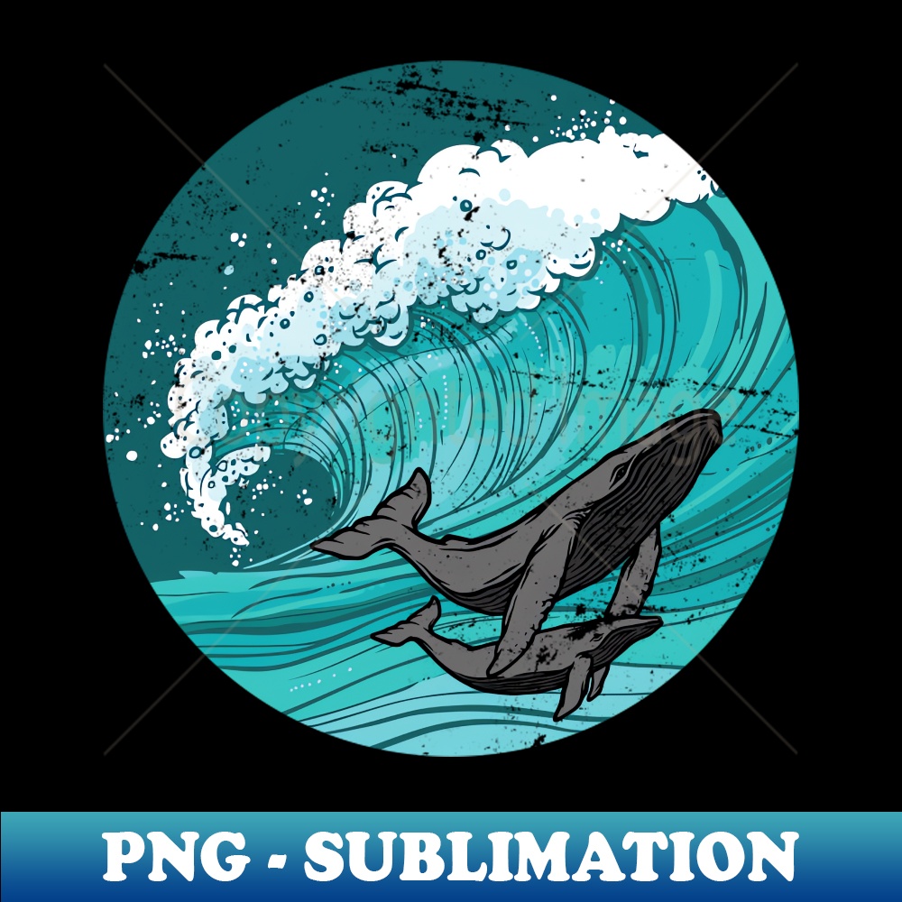 Ocean Animal Orca - Signature Sublimation PNG File