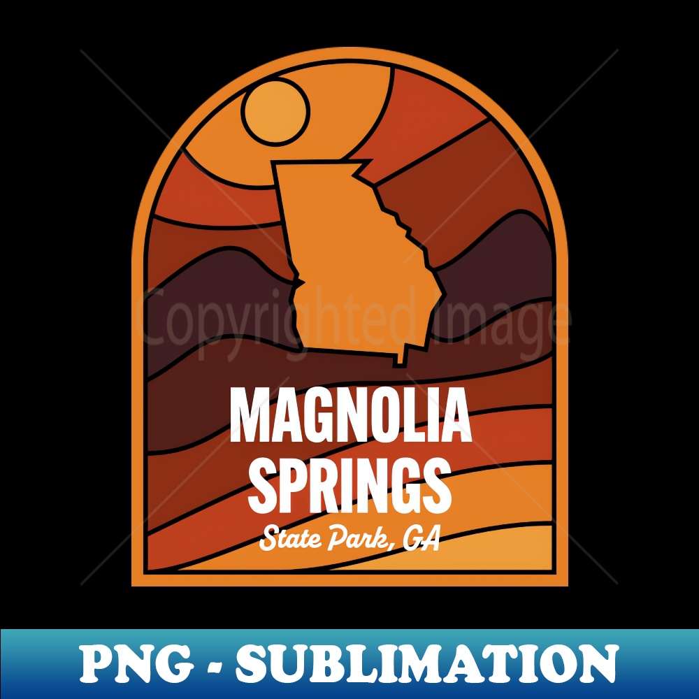 Magnolia Springs State Park Georgia - Aesthetic Sublimation Digital File