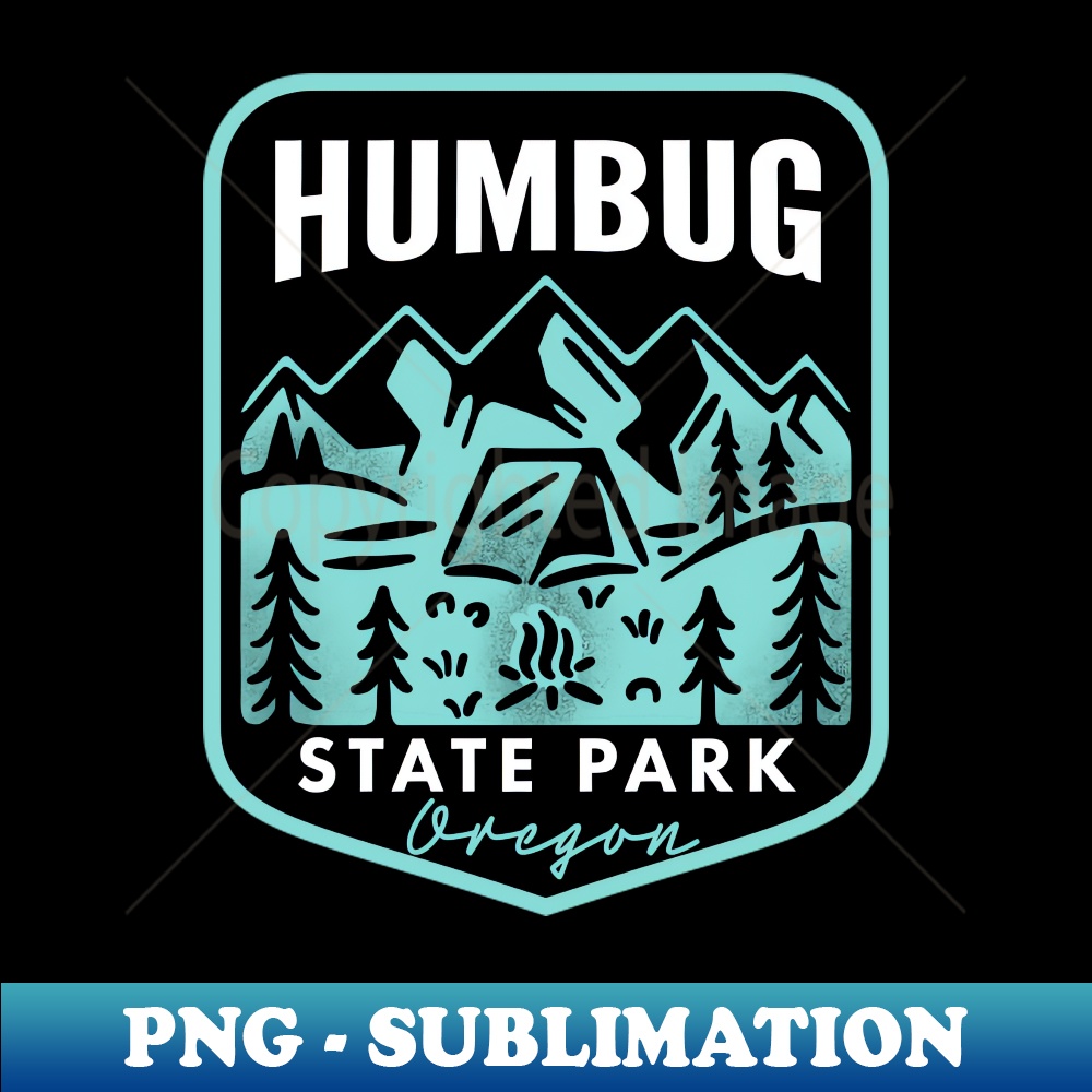 Humbug State Park Oregon - Stylish Sublimation Digital Download