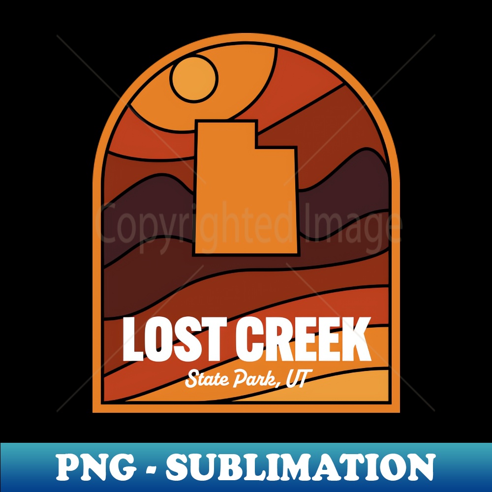 Lost Creek State Park Utah - Professional Sublimation Digital Download