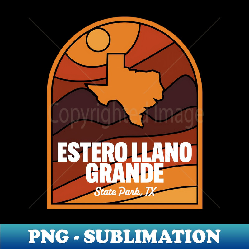 Estero Llano Grande State Park Texas - PNG Transparent Digital Download File for Sublimation